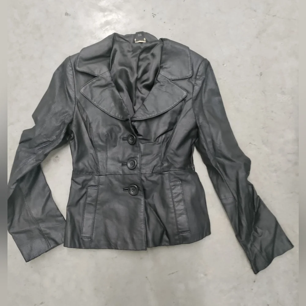Guess leather coat